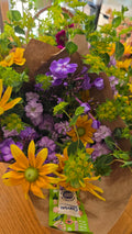 Hand-wrapped bouquets